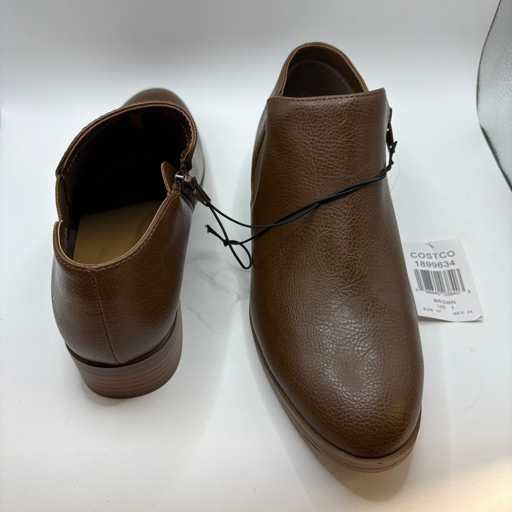 Kensie Sammy Brown Ankle Boot Womens Size 7